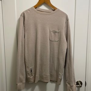 NWOT Vuori Jeffreys Pullover in Oyster Heather